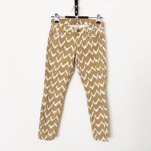 7 For All Mankind Ikat Skinny Ankle Jeans, Toffee